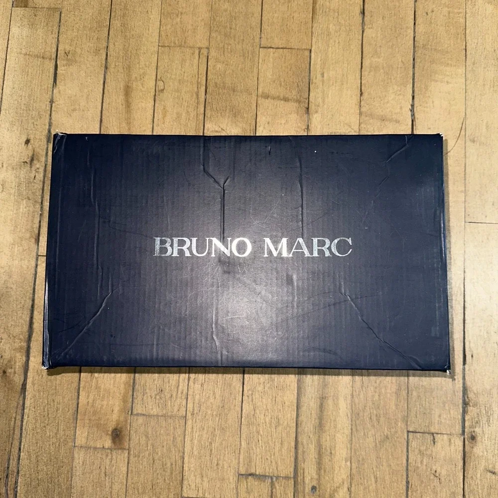 Bruno Marc Hutchingsonwide 2 Formal Shoes Mens 6.5 Brown Leather Monk Strap‎